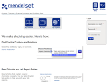 Tablet Screenshot of mendelset.com